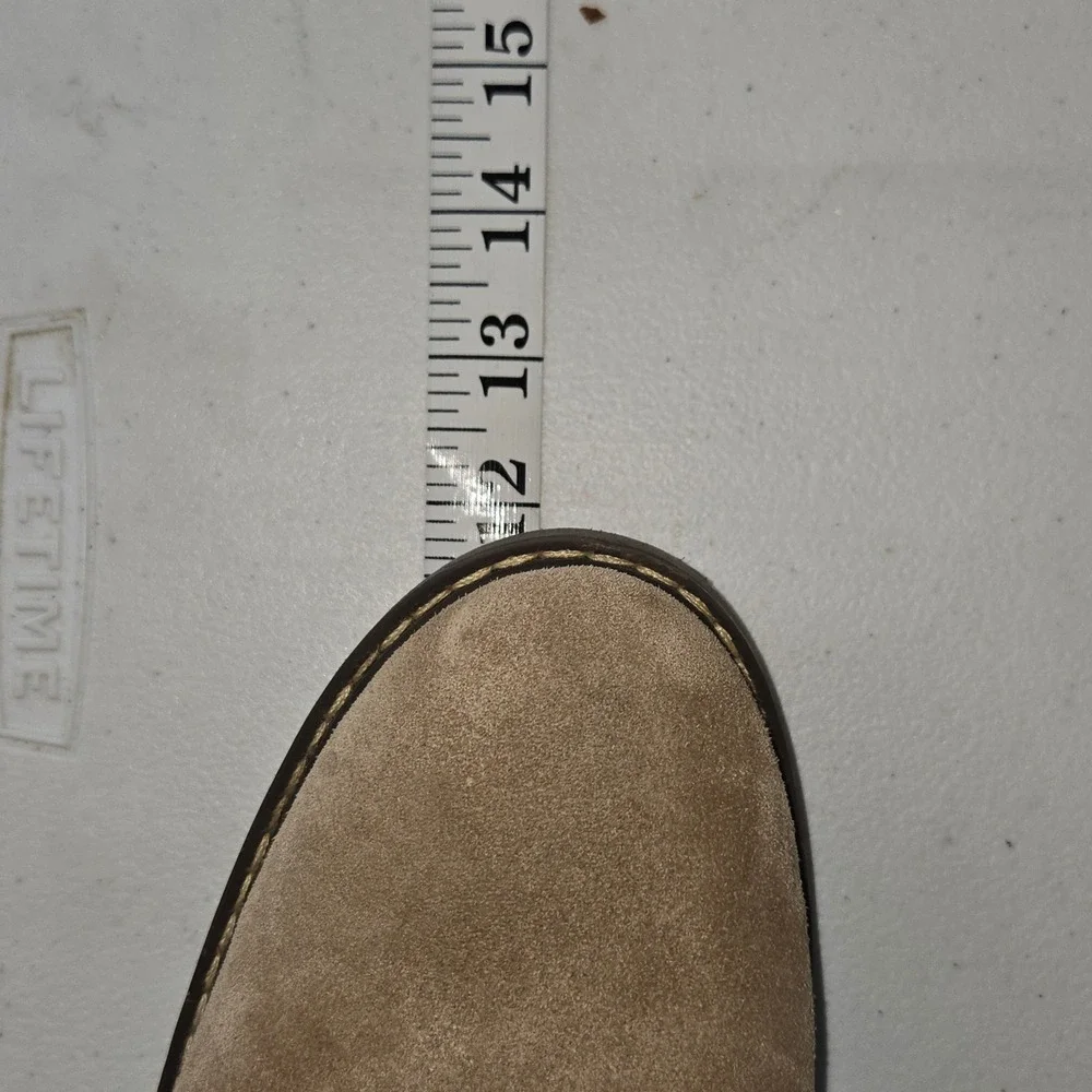 Nunn Bush Lites Mens 9.5 M Tan Suede Leather Chukka Boots Memory Foam
